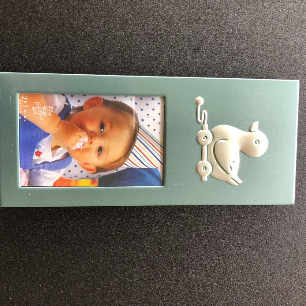 7 piece grouping of baby photo displays.Picture frames.Journal album.Album.Baby